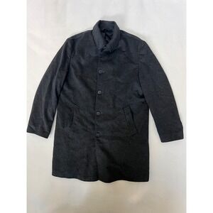 Cardinal of Canada Men's Charcoal Wool Cashmere Blend Overcoat 40R